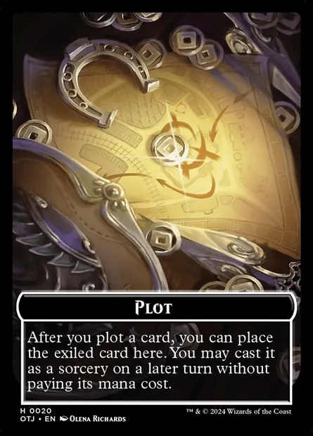 Plot, carte Magic TOTJ 20 — extension Outlaws of Thunder Junction Tokens