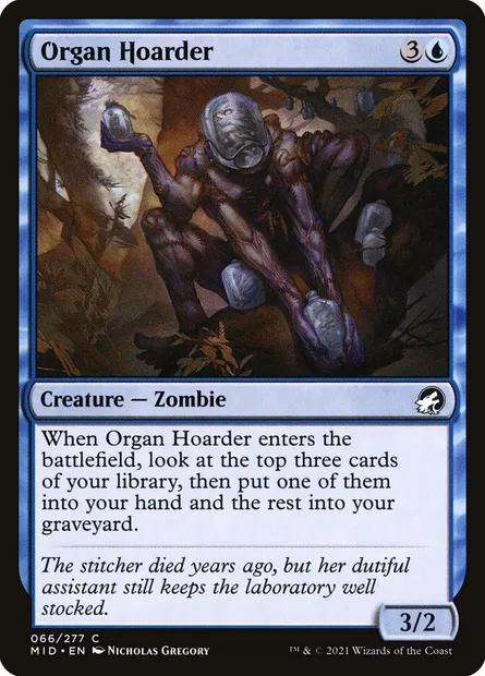 Organ Hoarder, Magic card MID 66 — Innistrad: Midnight Hunt set