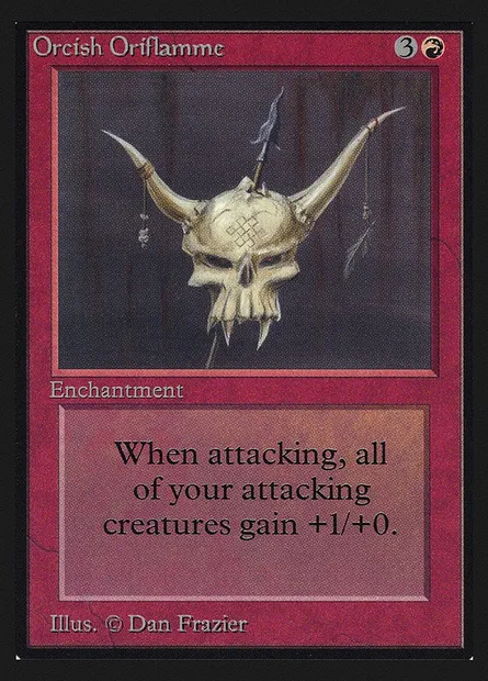 Orcish Oriflamme, Magic card CED 167 — Collectors' Edition set