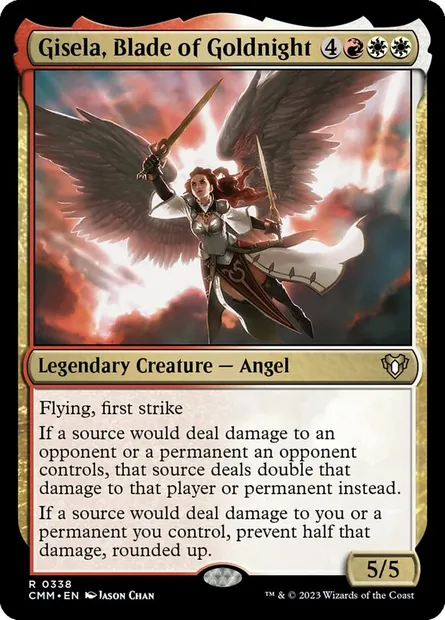 Gisela, Blade of Goldnight, Magic card CMM 338 — Commander Masters set