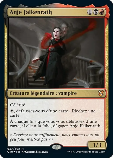 Anje Falkenrath, carte Magic C19 37 — extension Commander 2019