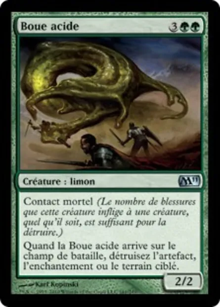 Boue acide, carte Magic M11 161 — extension Magic 2011