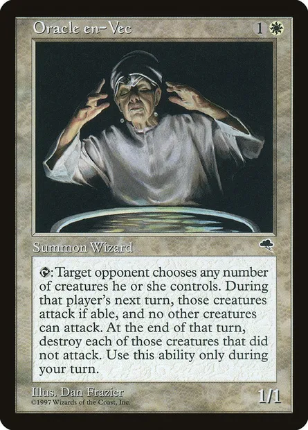Oracle en-Vec, carte Magic TMP 31 — extension Tempête