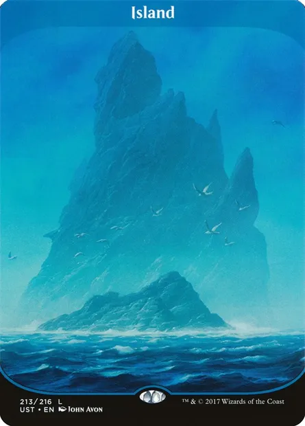 Island, Magic card UST 213 — Unstable set
