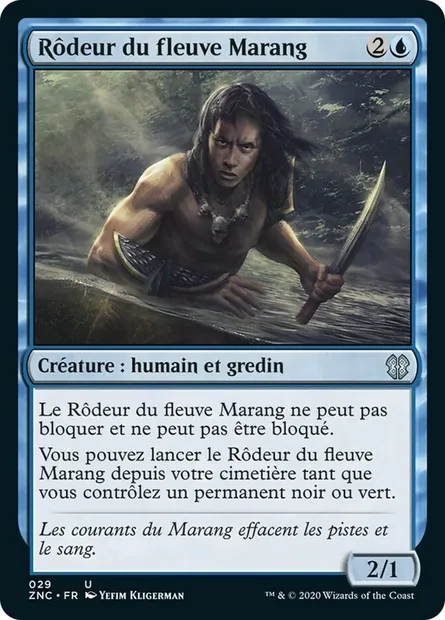Rôdeur du fleuve Marang, carte Magic ZNC 29 — extension Zendikar Rising Commander