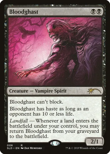 Exécration de sang, carte Magic SLD 6 — extension Secret Lair Drop