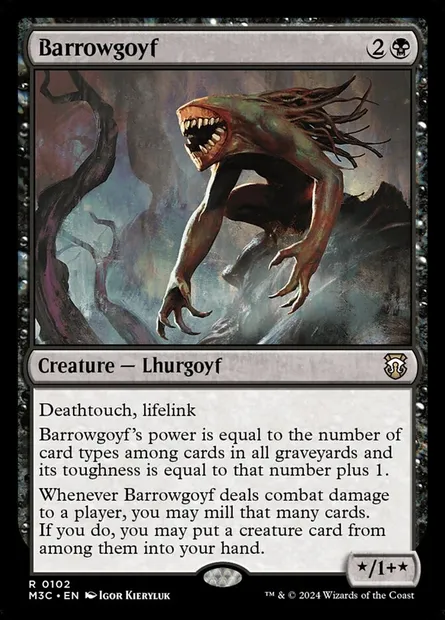 Barrowgoyf, Magic card M3C 102 — Modern Horizons 3 Commander set