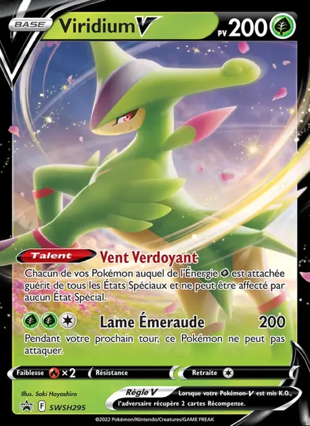 Viridium V, carte Pokémon SWSH 295 — extension Promo SWSH