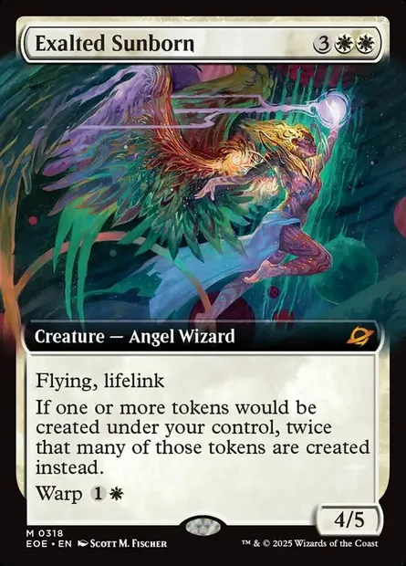 Exalted Sunborn, Magic card EOE 318 — Edge of Eternities set
