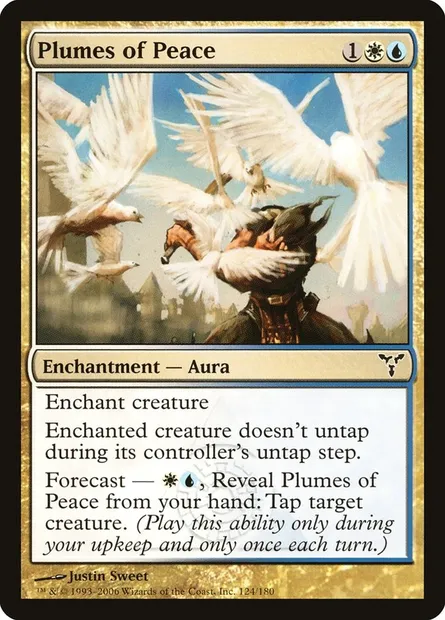 Plumes de la paix, carte Magic DIS 124 — extension Discorde