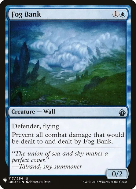 Fog Bank, Magic card PLST BBD-117 — The List set