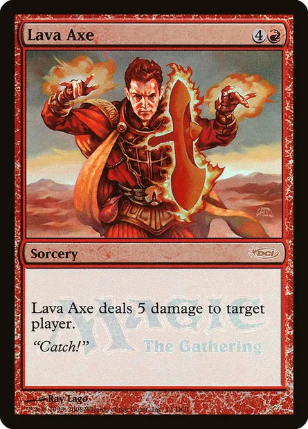 Lava Axe, Magic card DCI 13 — DCI Promos set