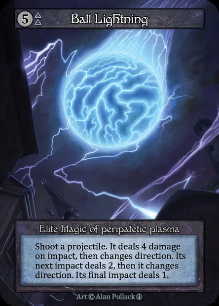 Ball Lightning, carte Sorcery ATH 122 — extension Arthurian Legends