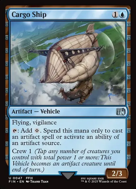 Cargo Ship, Magic card FIN 47 — Final Fantasy set