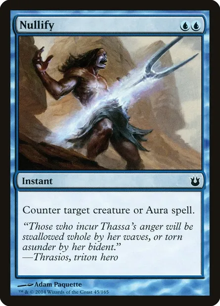 Nullify, Magic card BNG 45 — Born of the Gods set
