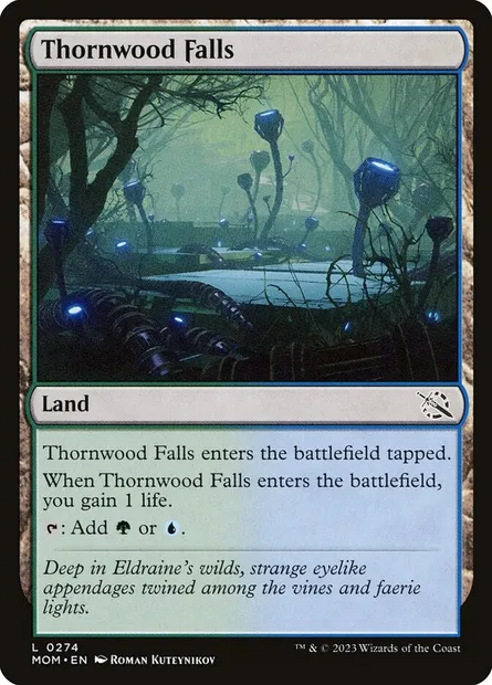 Thornwood Falls, Magic card MOM 274 — March of the Machine set