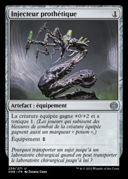 Injecteur prothétique, carte Magic ONE 239 — extension Tous Phyrexians