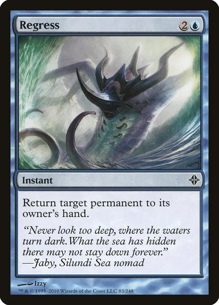 Regress, Magic card ROE 83 — Rise of the Eldrazi set