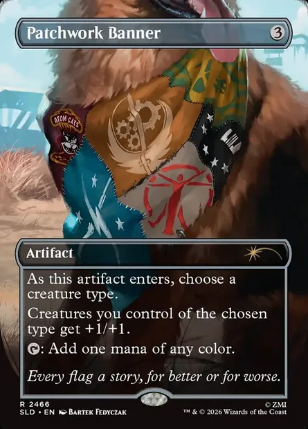Patchwork Banner, Magic card SLD 2466 — Secret Lair Drop set