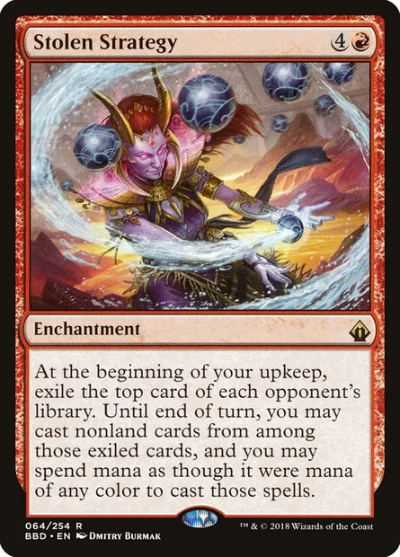 Stolen Strategy, Magic card BBD 64 — Battlebond set