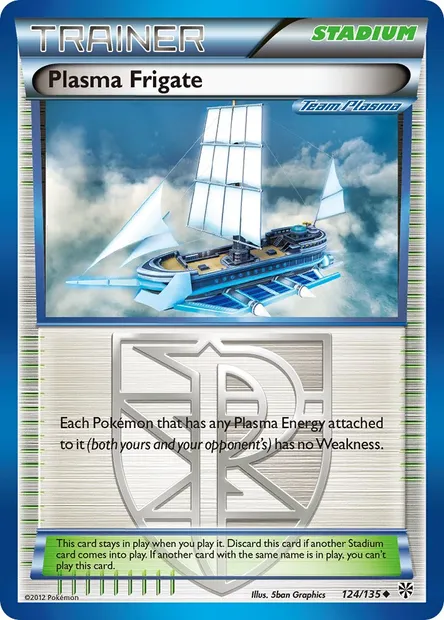 Plasma Frigate, Pokémon card PLS 124 — Plasma Storm set