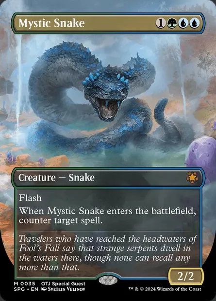Mystic Snake, Magic card SPG 35 — Special Guests set
