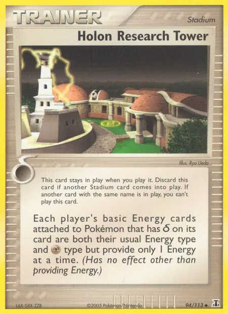 Holon Research Tower, Pokémon card DS 94 — Delta Species set
