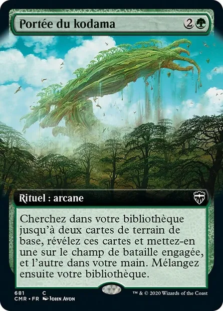 Portée du kodama, carte Magic CMR 681 — extension Commander Legends
