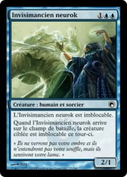 Invisimancien neurok, carte Magic SOM 37 — extension Cicatrices de Mirrodin