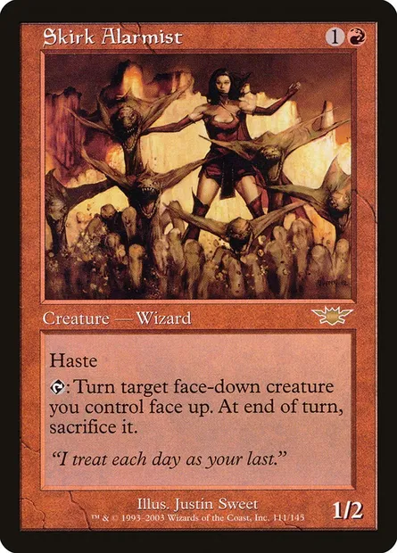 Skirk Alarmist, Magic card LGN 111 — Legions set