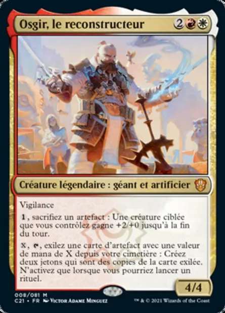 Osgir, le reconstructeur, carte Magic C21 8 — extension Commander 2021