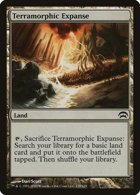 Terramorphic Expanse, Magic card HOP 139 — Planechase set