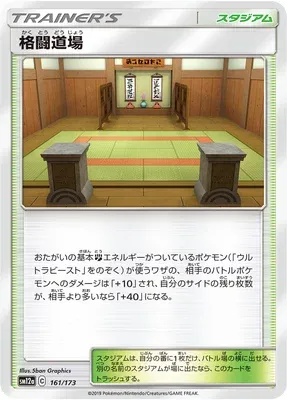 Fighting Dojo, Pokémon card SM12a 161 — Tag Team GX All Stars set