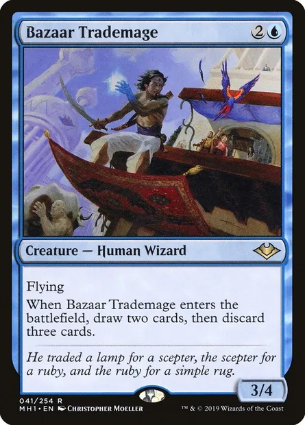 Bazaar Trademage, Magic card MH1 41 — Modern Horizons set