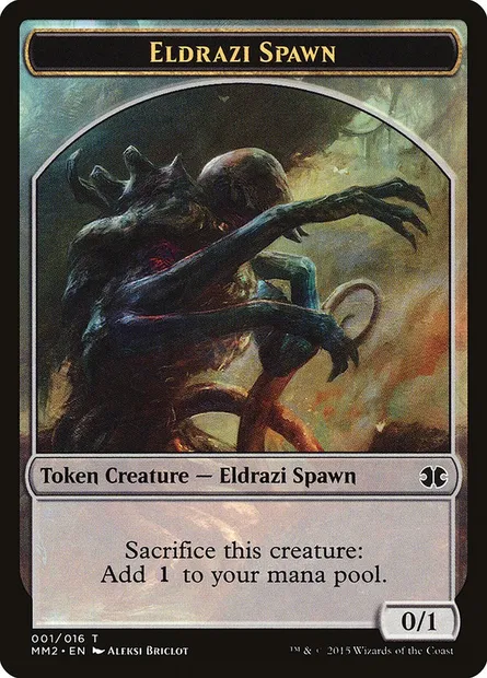 Eldrazi Spawn, Magic card TMM2 1 — Modern Masters 2015 Tokens set