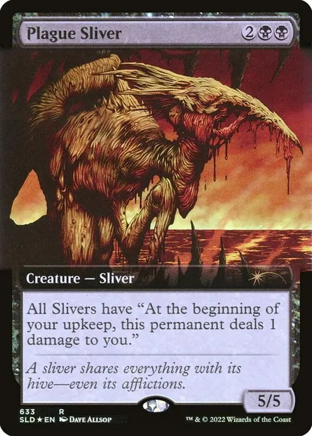 Plague Sliver, Magic card SLD 633 — Secret Lair Drop set