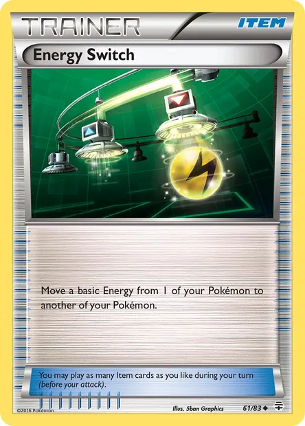 Energy Switch, Pokémon card GEN 61 — Generations set