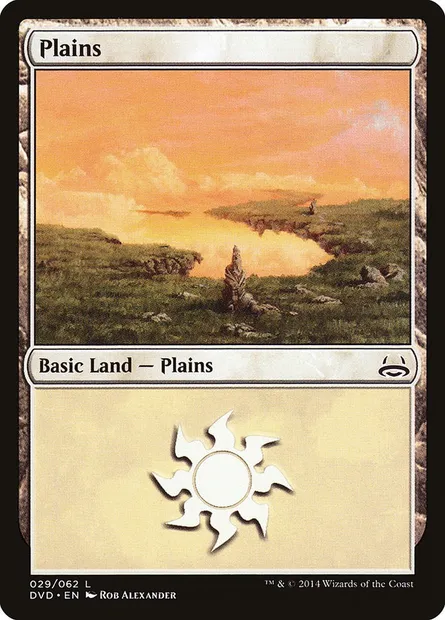 Plains, Magic card DVD 29 — Duel Decks Anthology: Divine vs. Demonic set
