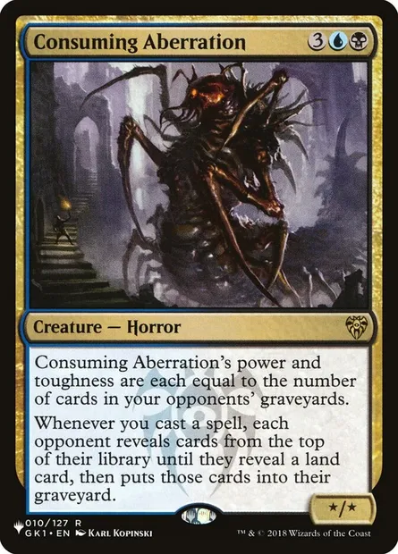 Consuming Aberration, Magic card PLST GK1-10 — The List set