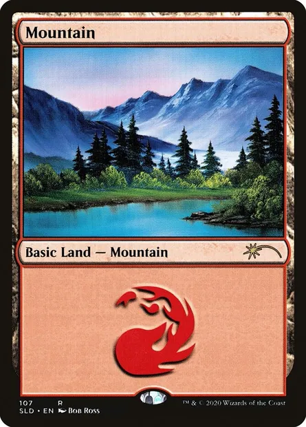 Mountain, Magic card SLD 107 — Secret Lair Drop set