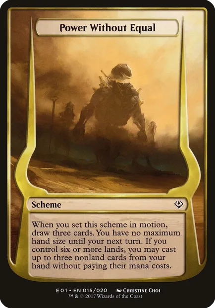 Power Without Equal, Magic card OE01 15★ — Archenemy: Nicol Bolas Schemes set
