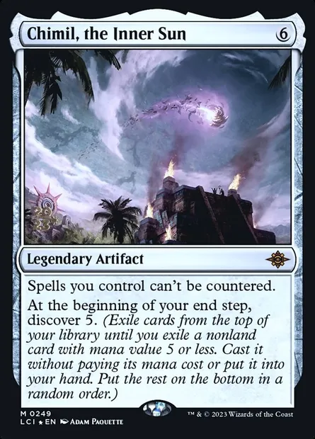 Chimil, the Inner Sun, Magic card PLCI 249s — The Lost Caverns of Ixalan Promos set
