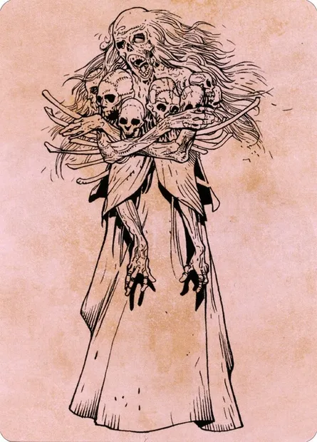 Myrkul, Lord of Bones // Myrkul, Lord of Bones, carte Magic ACLB 73 — extension Battle for Baldur's Gate Art Series