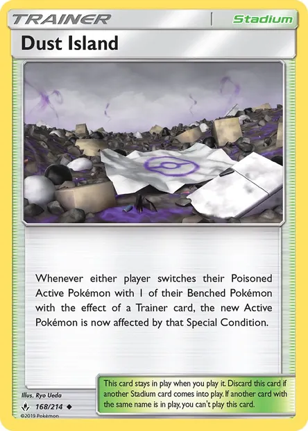 Dust Island, Pokémon card UNB 168 — Unbroken Bonds set