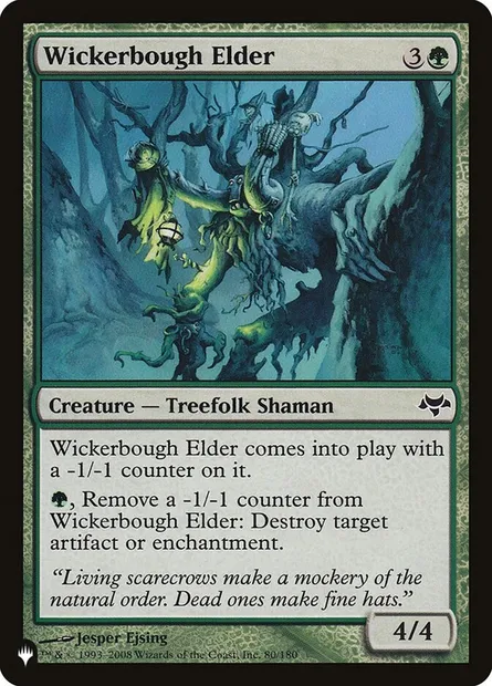 Wickerbough Elder, Magic card PLST EVE-80 — The List set