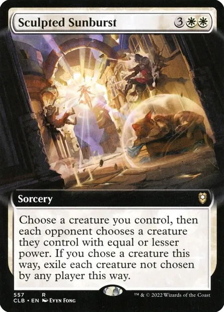 Sculpted Sunburst, Magic card CLB 557 — Commander Legends: Battle for Baldur's Gate set