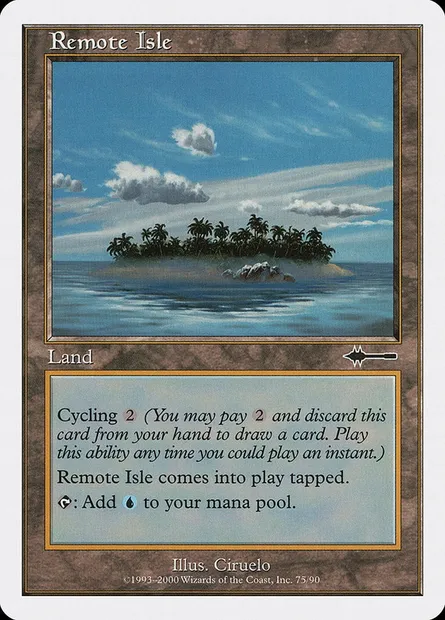 Remote Isle, Magic card BTD 75 — Beatdown Box Set set