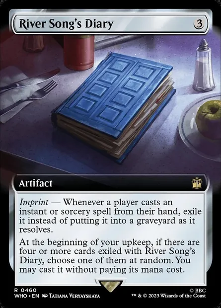 River Song's Diary, Magic card WHO 460 — Doctor Who set