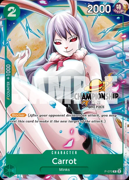 Carrot, carte One Piece P-070 — extension Carte promo