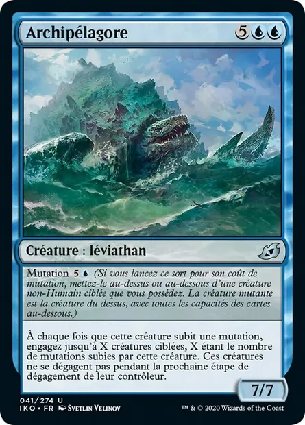 Archipélagore, carte Magic IKO 41 — extension Ikoria: Lair of Behemoths